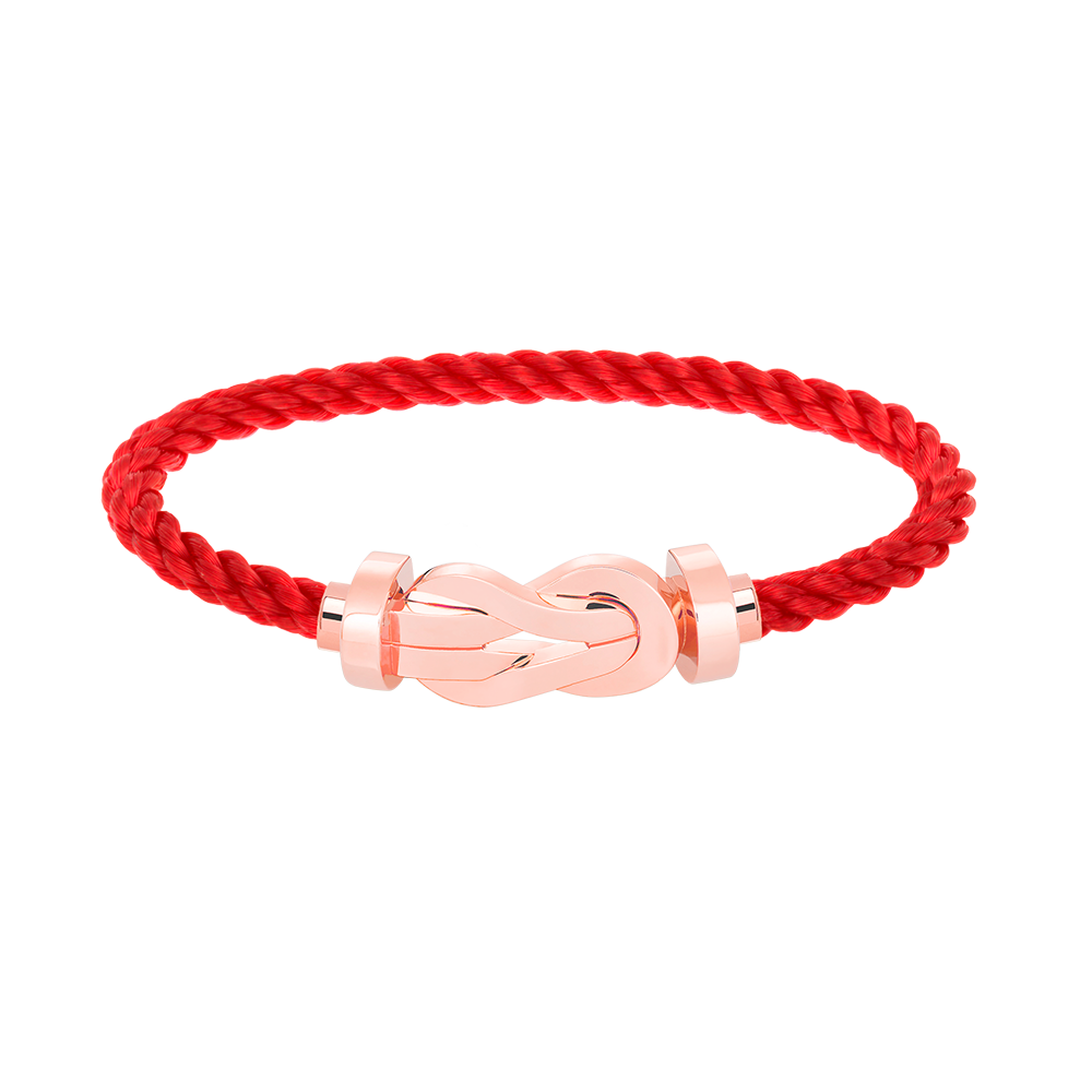 [baslovejewels]CHANCE LARGE 8 FIGURE BUCKLE NO DIAMOND BRACELET ROSE GOLD