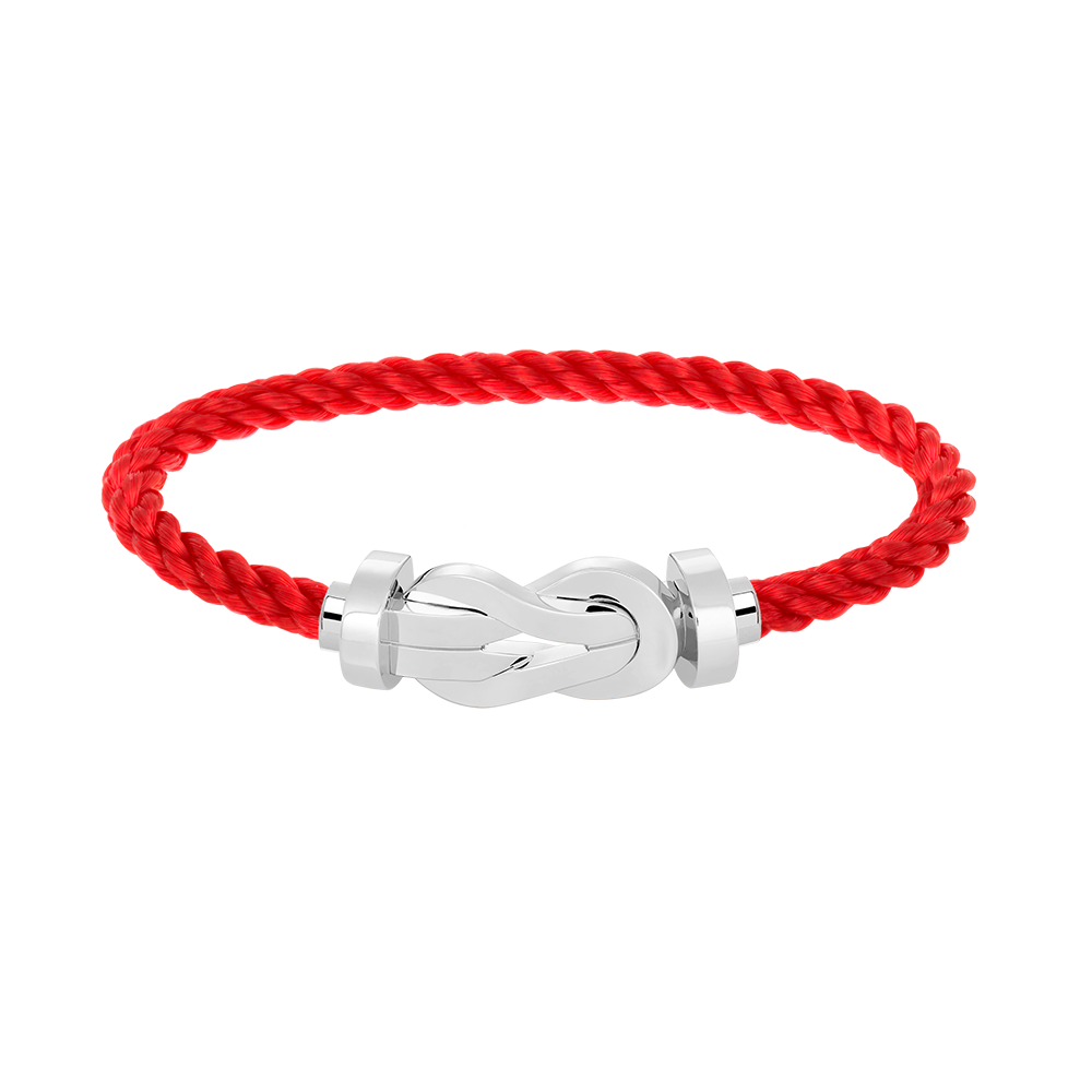 [baslovejewels]CHANCE LARGE 8 FIGURE BUCKLE NO DIAMOND BRACELET SILVER