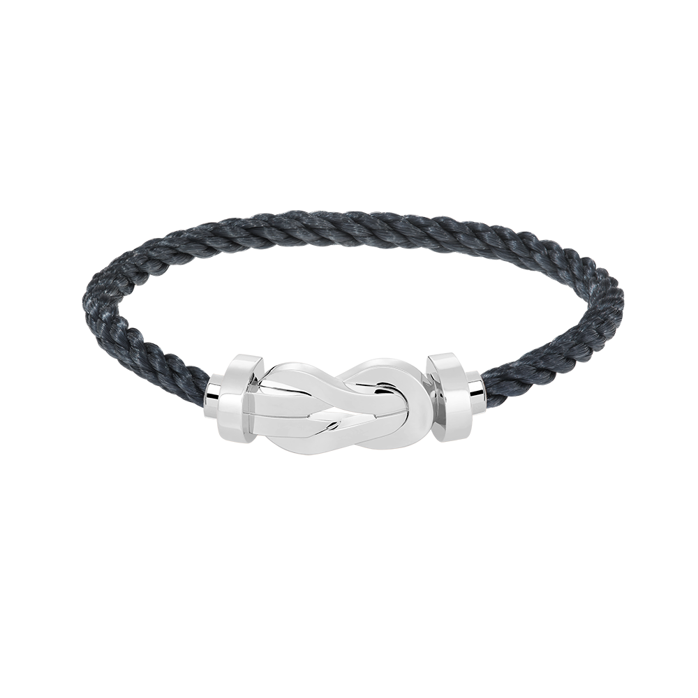 [baslovejewels]CHANCE LARGE 8 FIGURE BUCKLE NO DIAMOND BRACELET SILVER