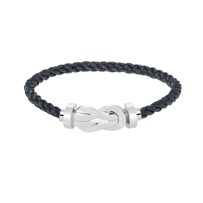 [baslovejewels]CHANCE LARGE 8 FIGURE BUCKLE NO DIAMOND BRACELET SILVER