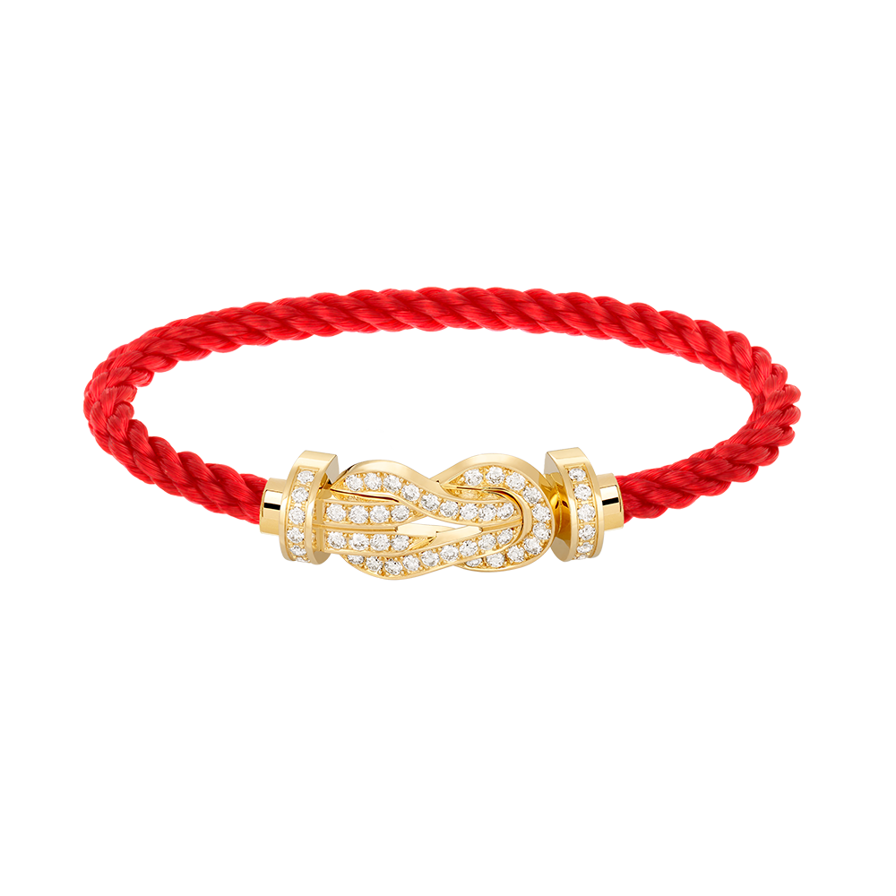 [baslovejewels]CHANCE LARGE 8 FIGURE BUCKLE FULLDIAMOND BRACELET GOLD