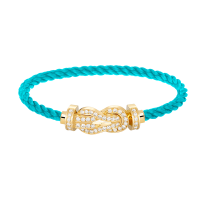 [baslovejewels]CHANCE LARGE 8 FIGURE BUCKLE FULLDIAMOND BRACELET GOLD