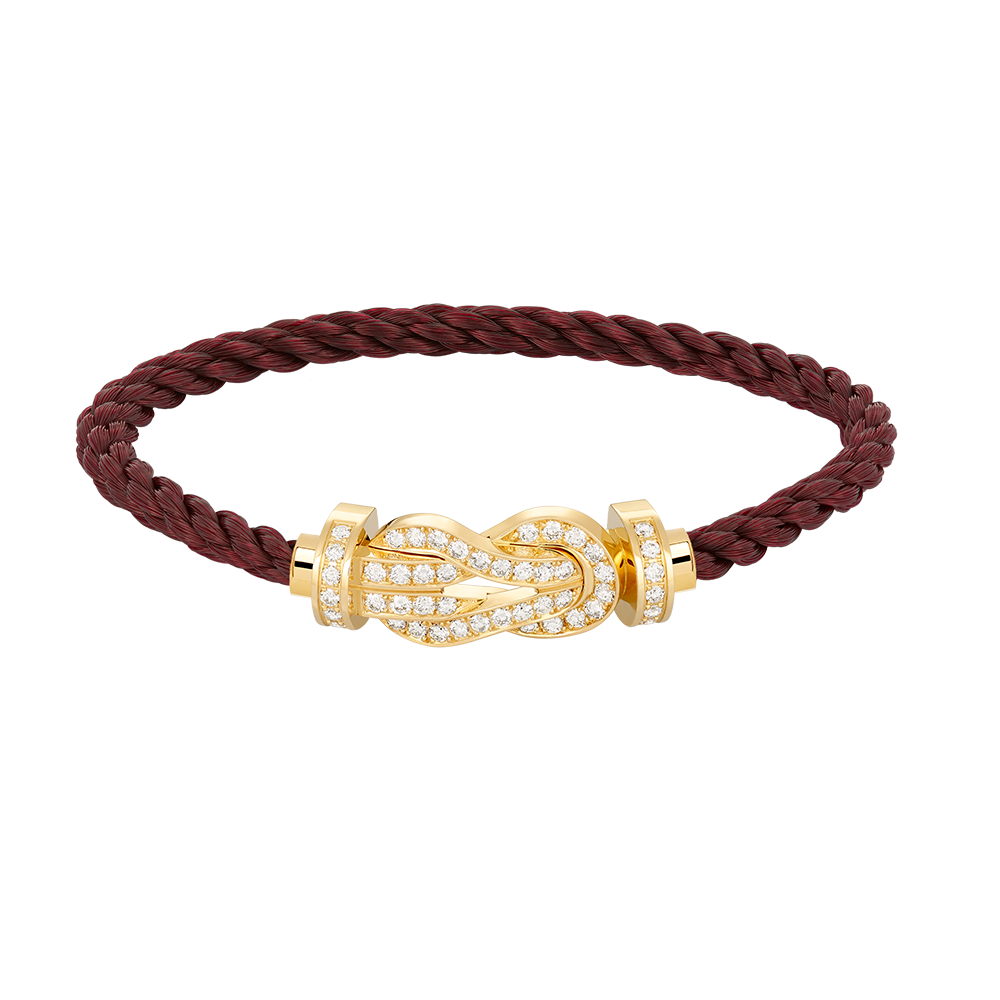 [baslovejewels]CHANCE LARGE 8 FIGURE BUCKLE FULLDIAMOND BRACELET GOLD
