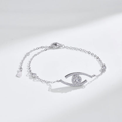 [baslovejewels]Lucky Eye Pave-Set Diamond Bracelet