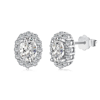 [baslovejewels]Delicate Unique Oval Cut Daily Earrings
