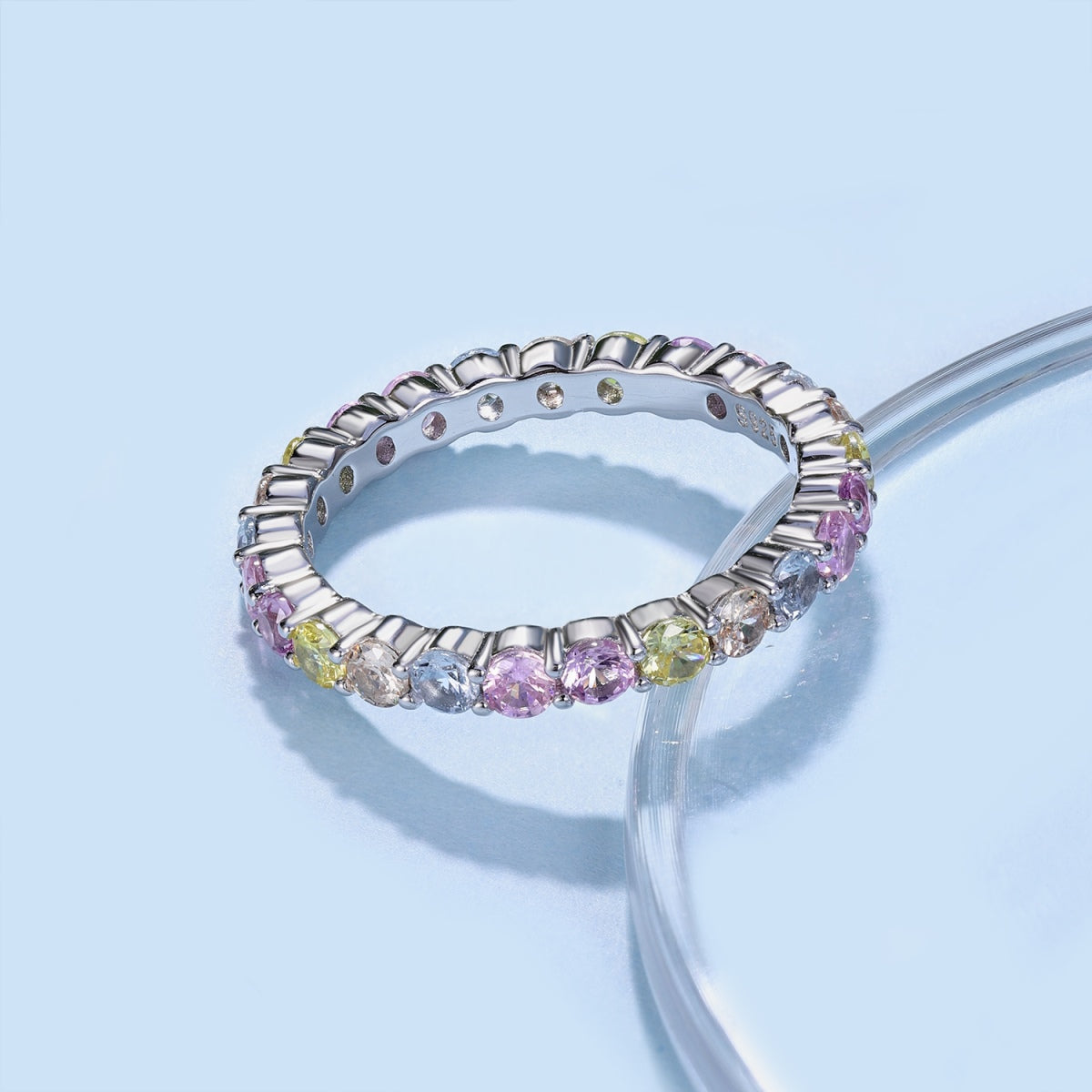 [baslovejewels]Dazzling Resplendent Round Cut Party Ring