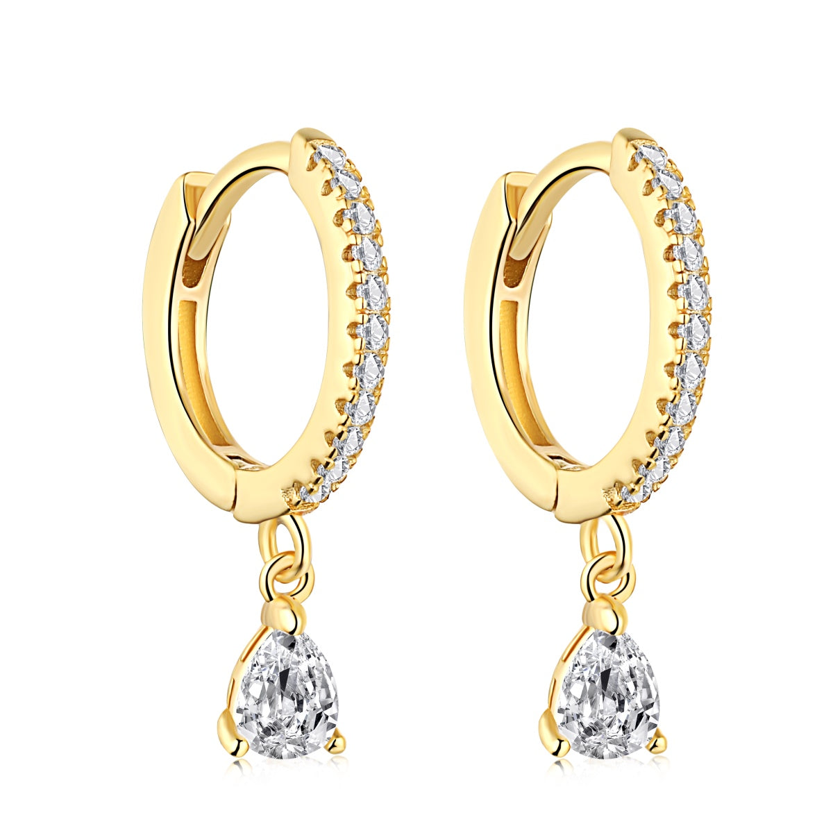 [baslovejewels]Luxurious Geometric Drop Earrings