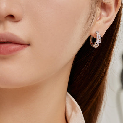 [baslovejewels]Dazzling Colorful Emerald Cut Daily Earrings