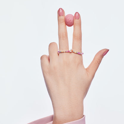 [baslovejewels]Exquisite Multicolored Emerald Cut Daily Ring