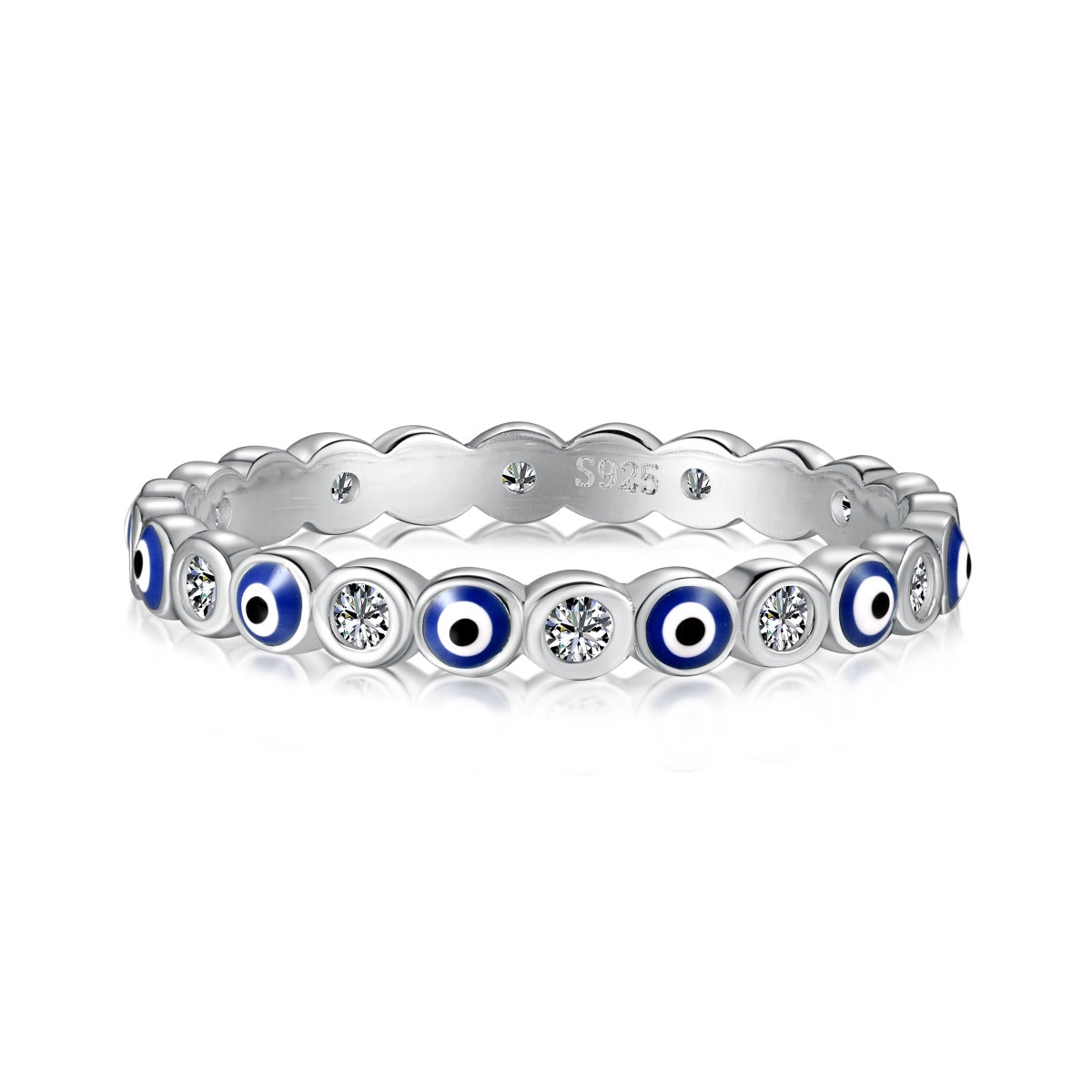 [baslovejewels]Sparkling Vibrant Round Shape Daily Ring