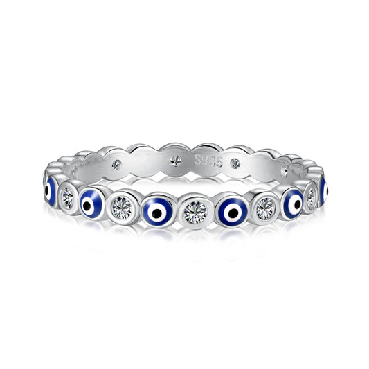 [baslovejewels]Sparkling Vibrant Round Shape Daily Ring