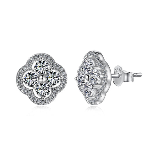 [baslovejewels]Four-Leaf Clover Exquisite Earrings