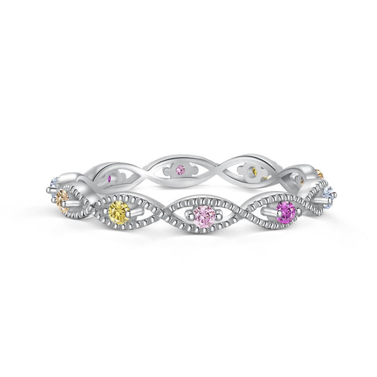 [baslovejewels]Elegant Energetic Round Cut Daily Ring