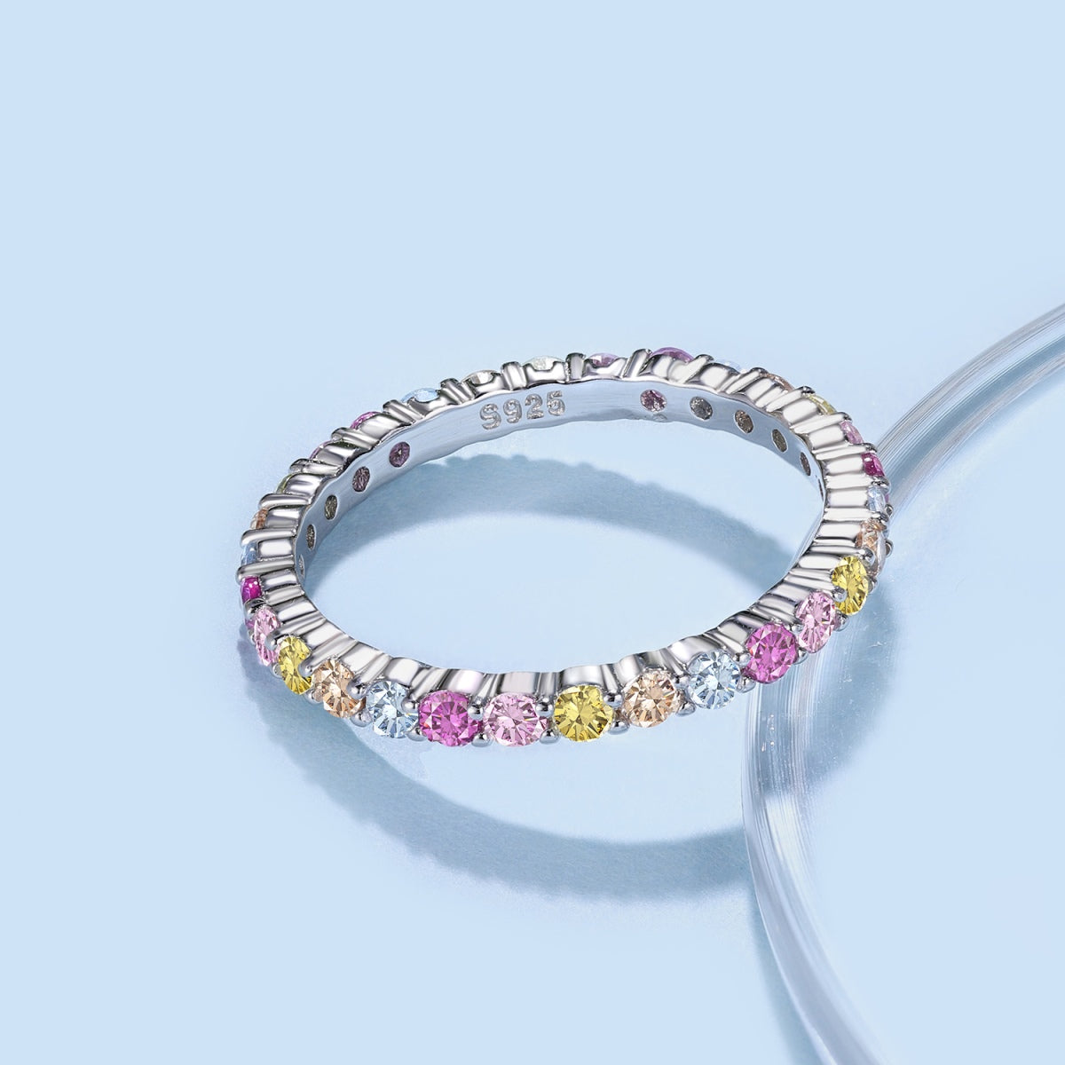 [baslovejewels]Elegant Vivid Round Cut Daily Ring