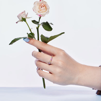 [baslovejewels]Dazzling Resplendent Round Cut Party Ring