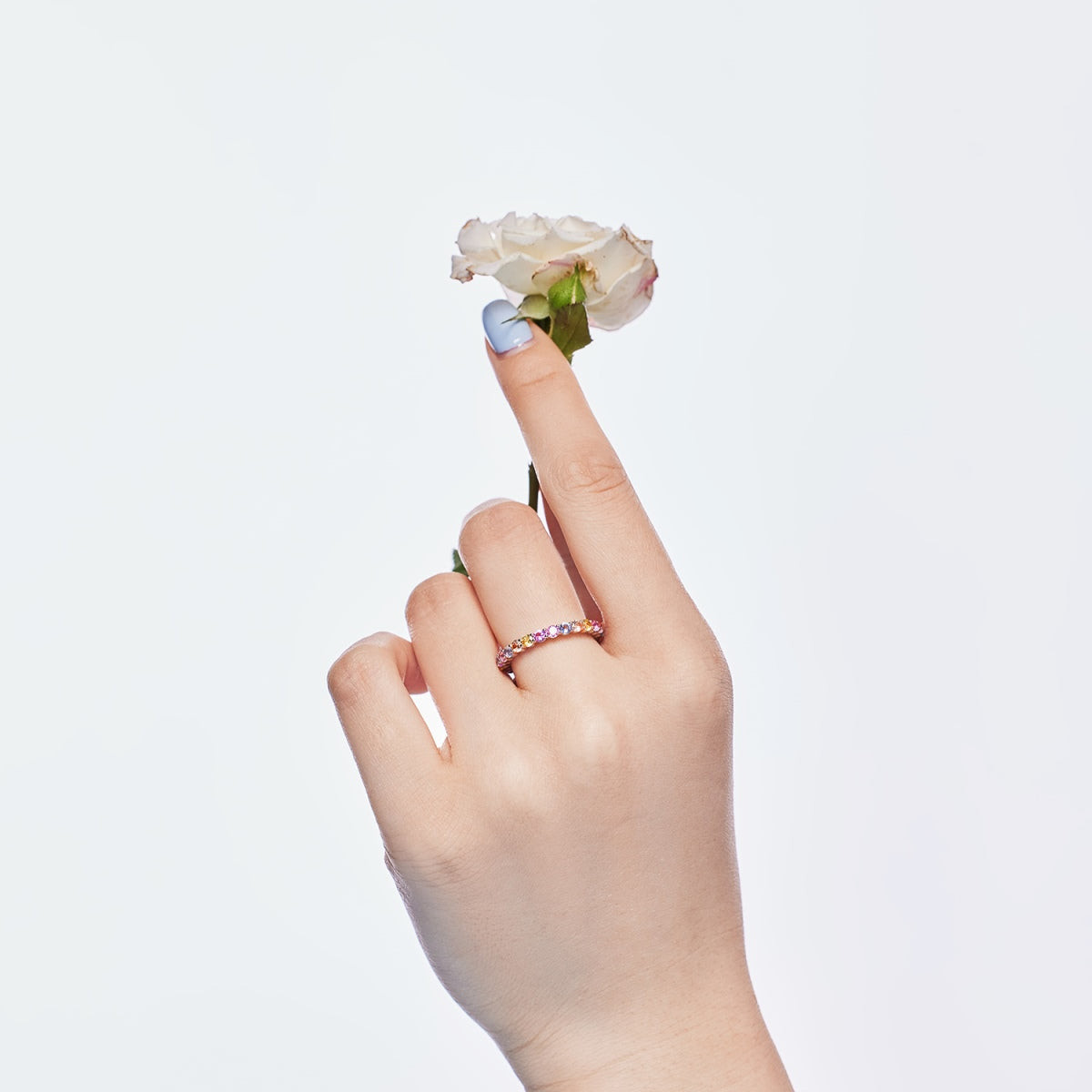 [baslovejewels]Dazzling Resplendent Round Cut Party Ring