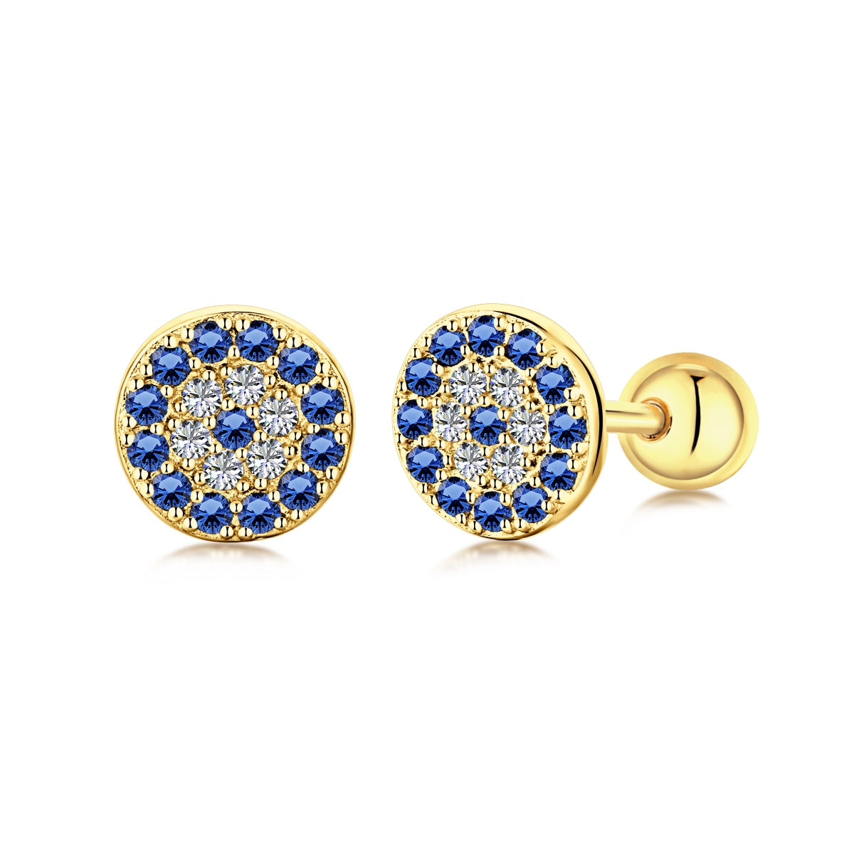 [baslovejewels]Devil's Eye Ear Bone Nail Earrings