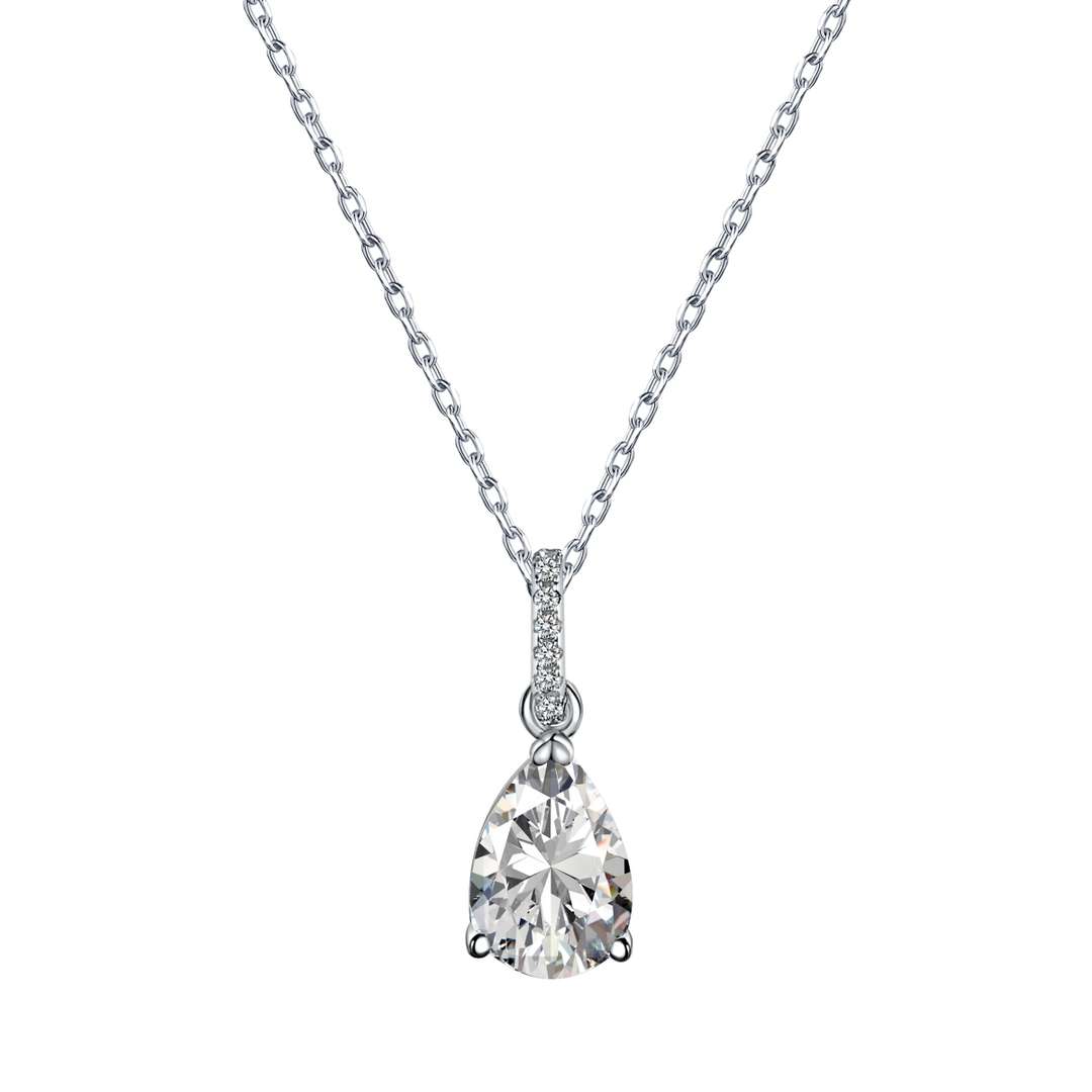 [baslovejewels]Delicate Water Drop Shape Fashion Necklace