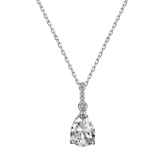 [baslovejewels]Delicate Water Drop Shape Fashion Necklace