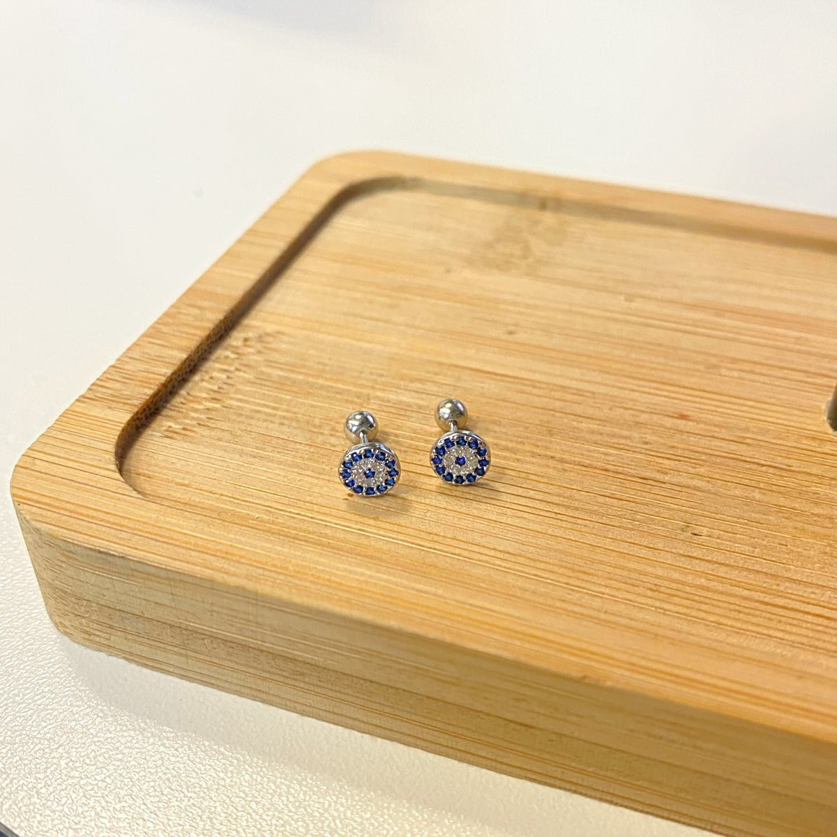 [baslovejewels]Devil's Eye Ear Bone Nail Earrings