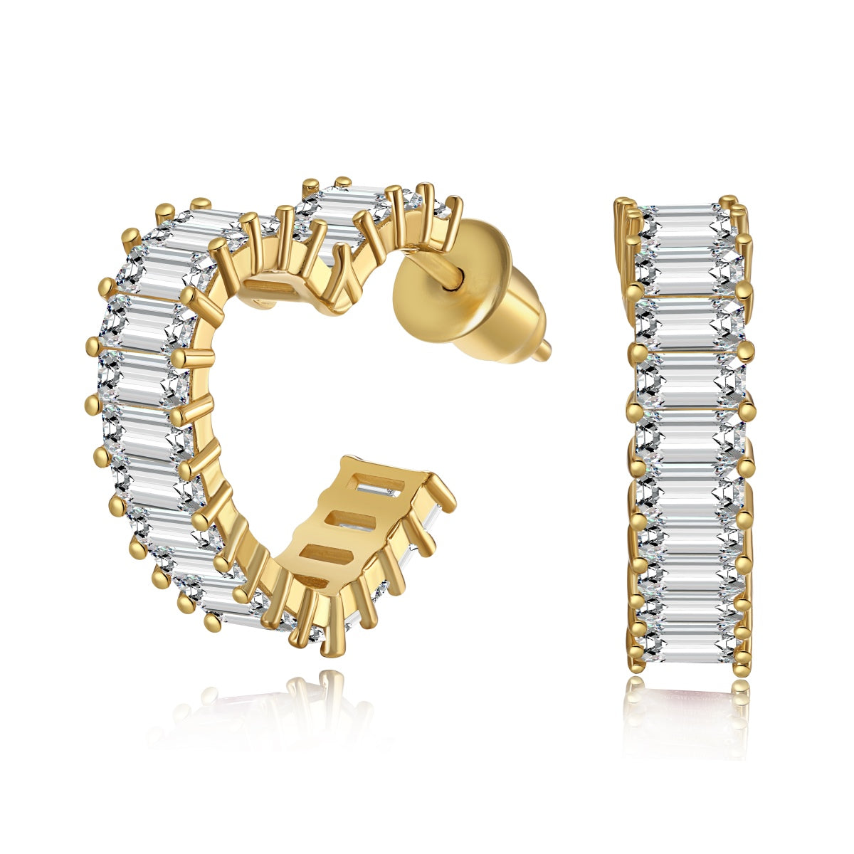 [baslovejewels]Radiant Heart Cutout Earrings