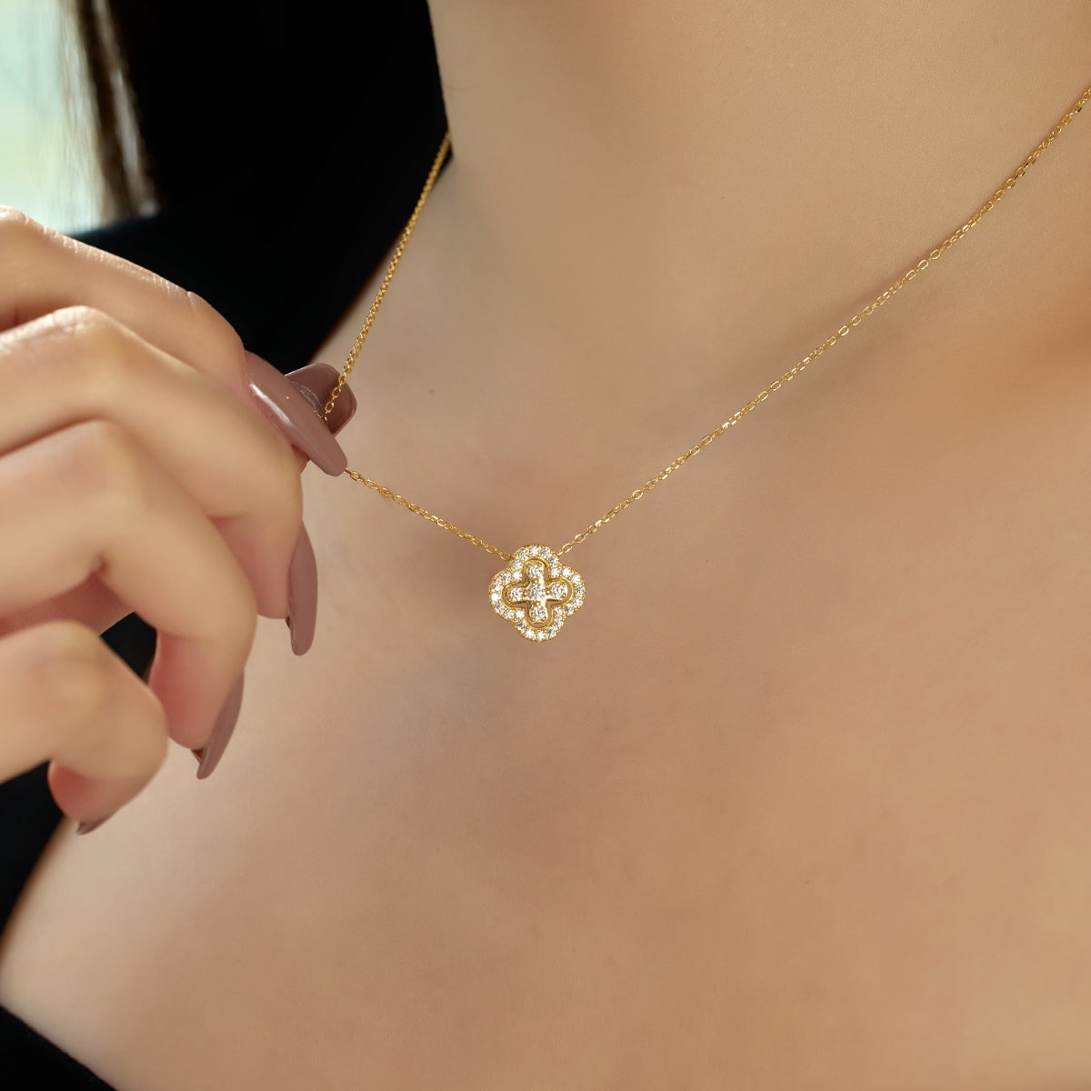 [baslovejewels]Four-Leaf Clover Various DIY Wearable Necklaces