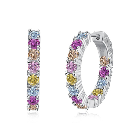 [baslovejewels]Unique Round Cut Daily Earrings