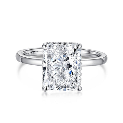 [baslovejewels]4.0 Carat Ornate Enchanting Radiand Cut Banquet Ring