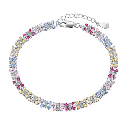 [baslovejewels]Radiant Colorful Emerald Cut Party Bracelet