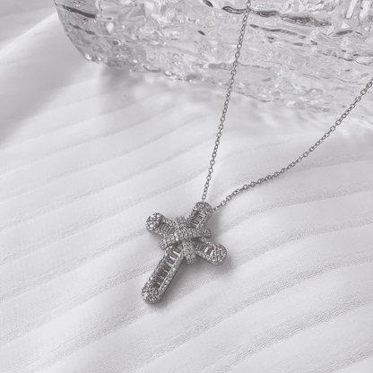 [baslovejewels]Gypsophila With Dimonds Necklace
