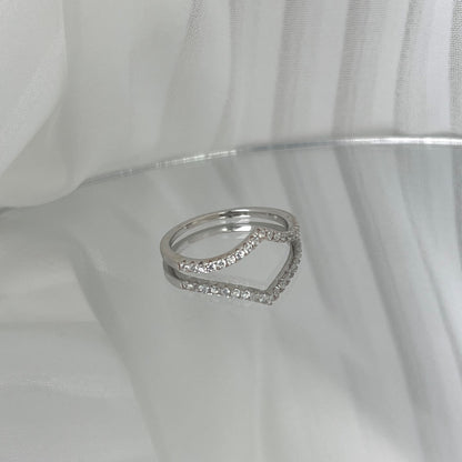 [baslovejewels]Elaborate Tennis Band Ring