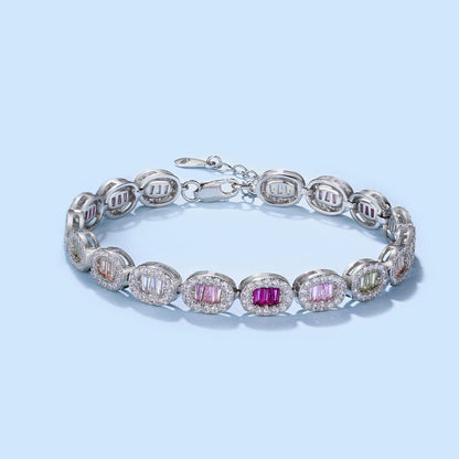 [baslovejewels]Exquisite Ornate Emerald Cut Daily Bracelet