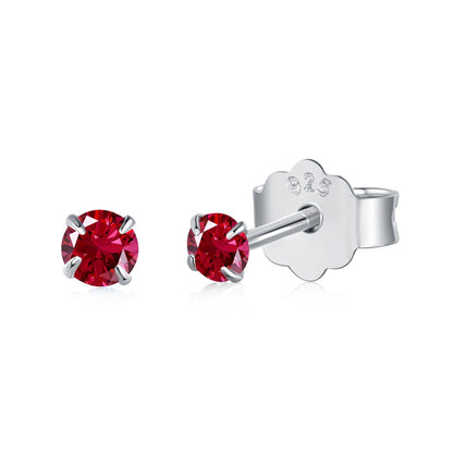 [baslovejewels]Delicate Solitaire Earrings