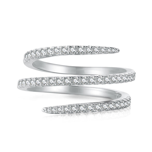 [baslovejewels]Unique Vibrant Entangle Daily Ring