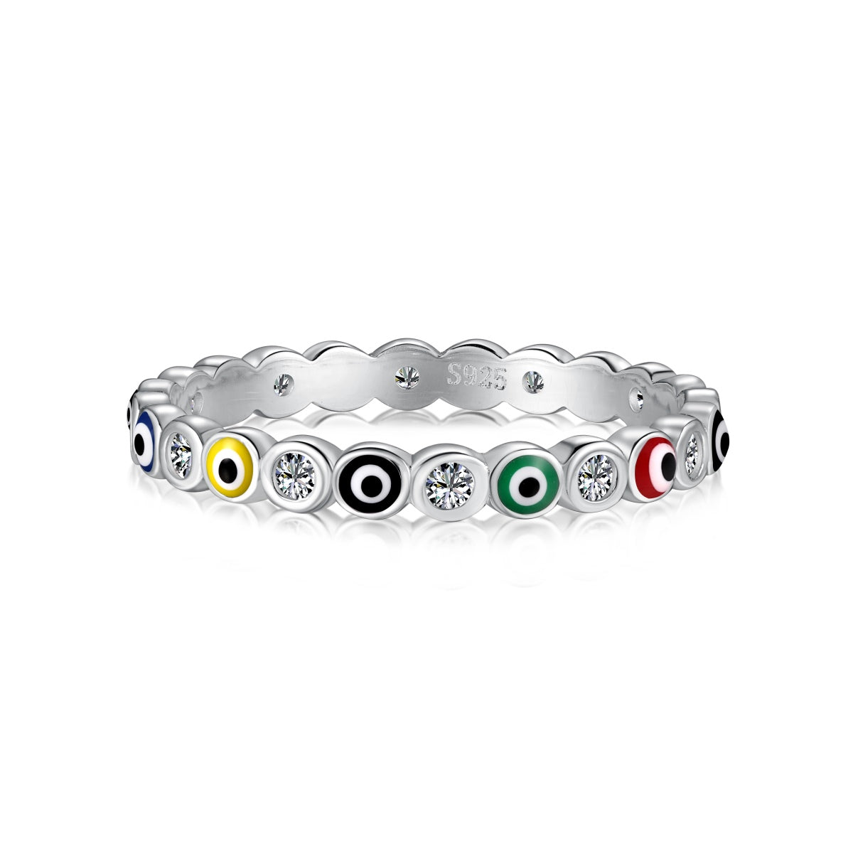 [baslovejewels]Sparkling Vibrant Round Shape Daily Ring