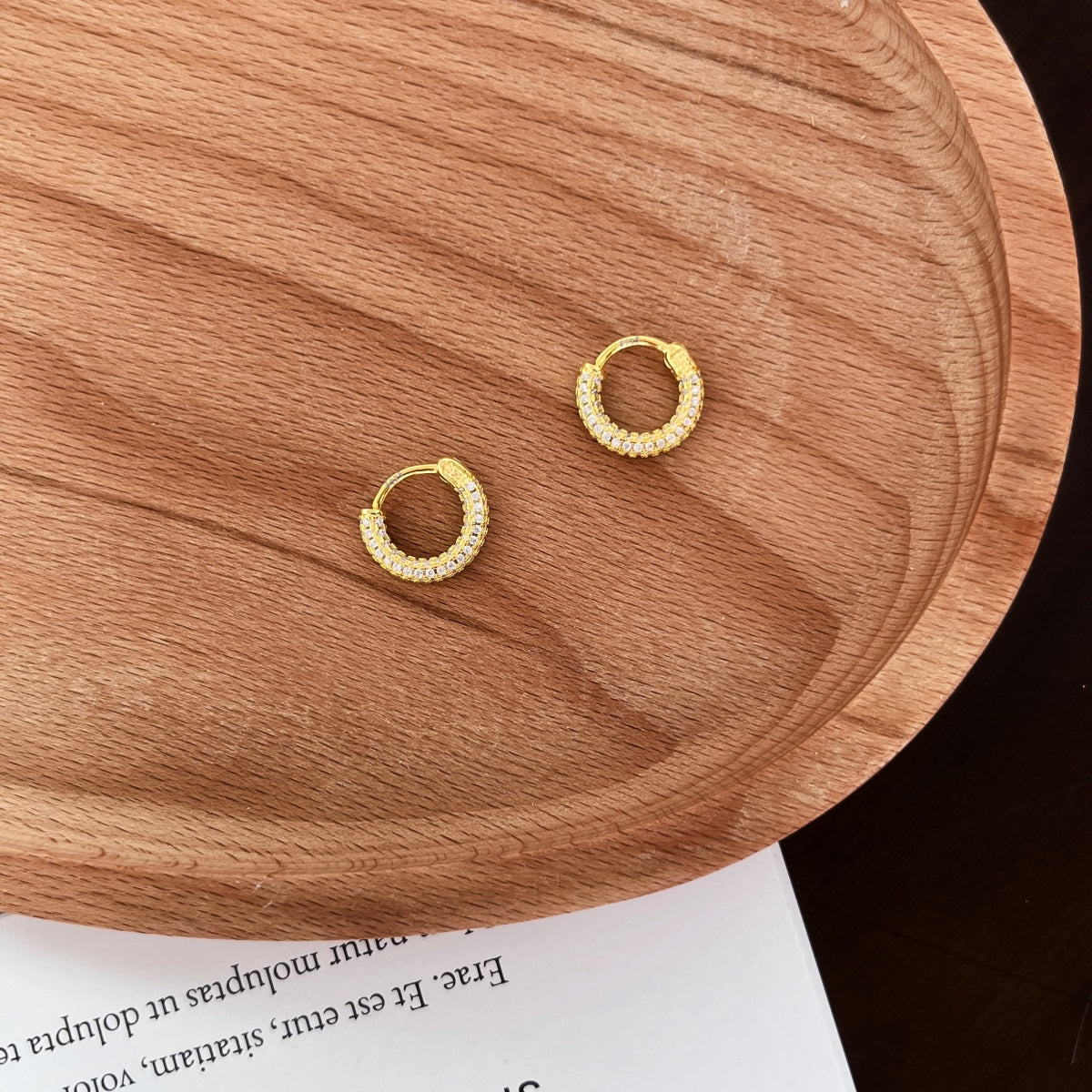 [baslovejewels]Delicate Versatile Daily Earrings