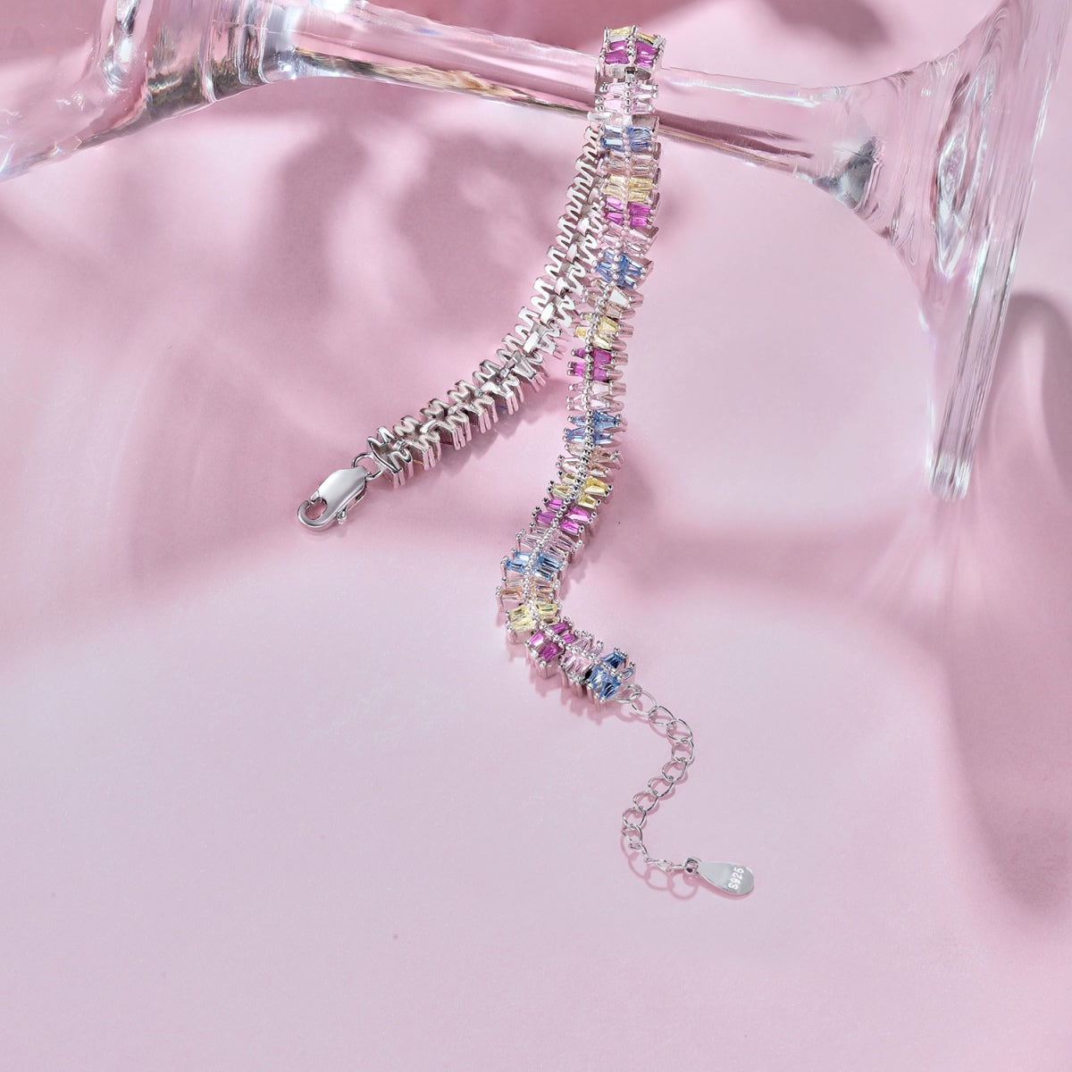 [baslovejewels]Sparkling Exquisite Multi Cut Party Bracelet