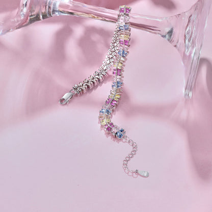 [baslovejewels]Sparkling Exquisite Multi Cut Party Bracelet
