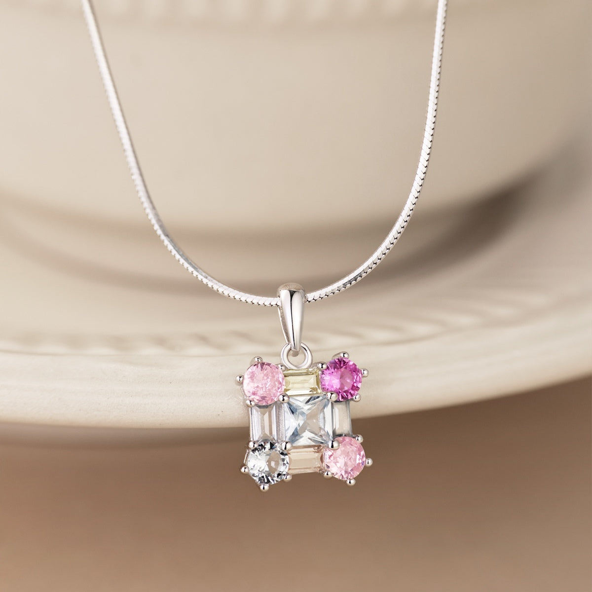 [baslovejewels]Gorgeous Multi Colorful Necklace
