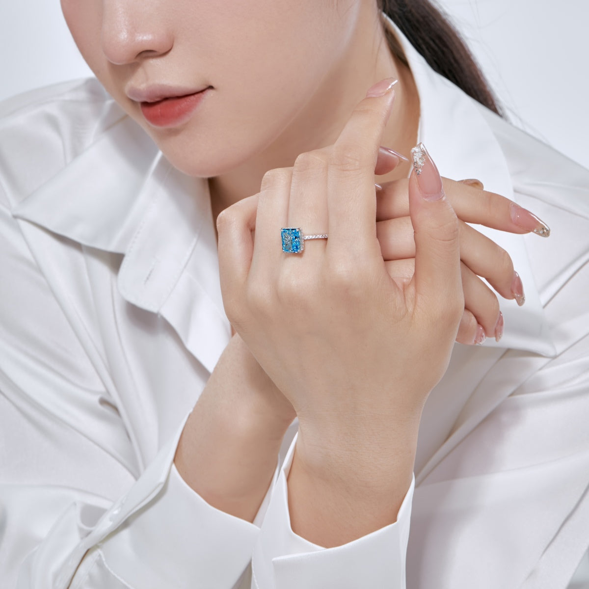[baslovejewels]4.0 Carat Luxurious Engagement Ring