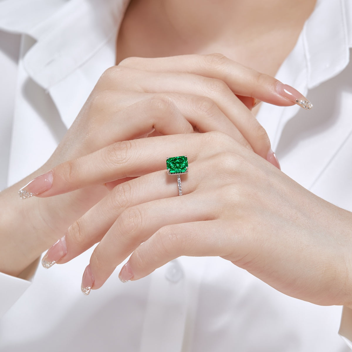 [baslovejewels]4.0 Carat Luxurious Engagement Ring