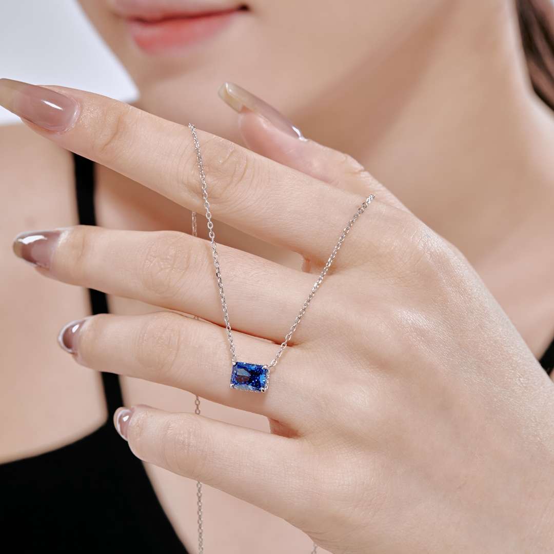 [baslovejewels]Luxurious Square Shape Colorful Necalack