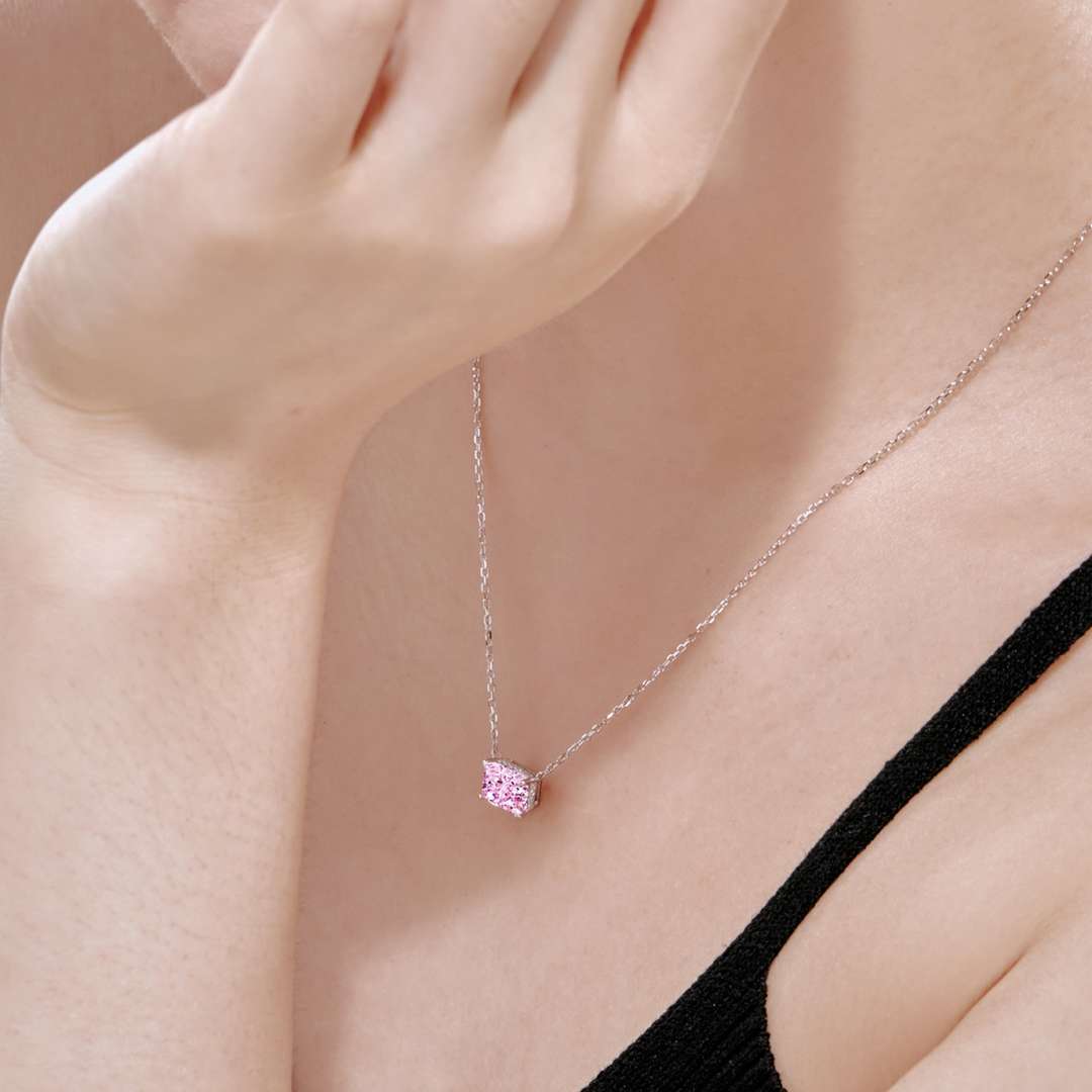 [baslovejewels]Luxurious Square Shape Colorful Necalack