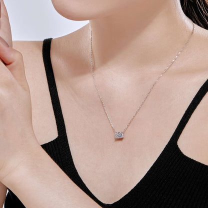 [baslovejewels]Luxurious Square Shape Colorful Necalack