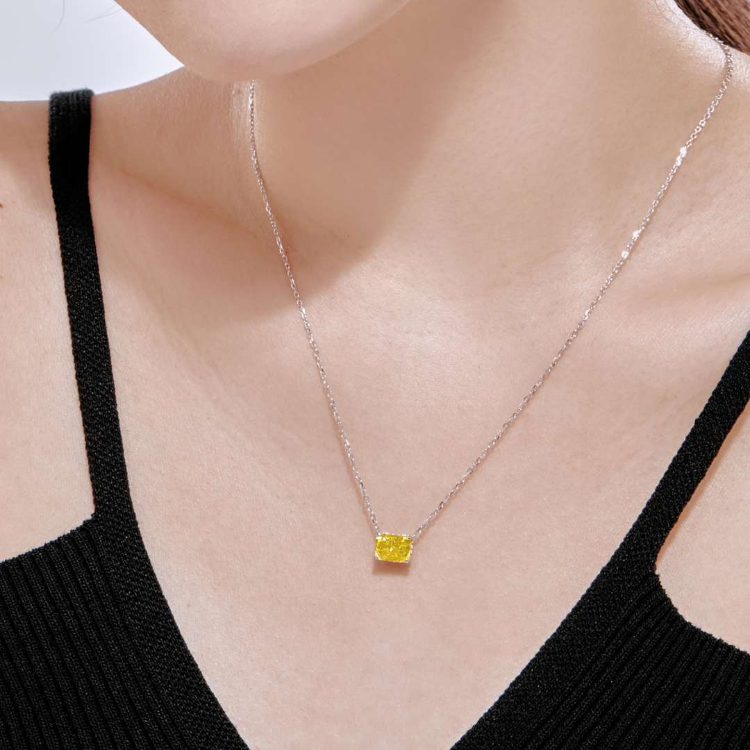 [baslovejewels]Luxurious Square Shape Colorful Necalack