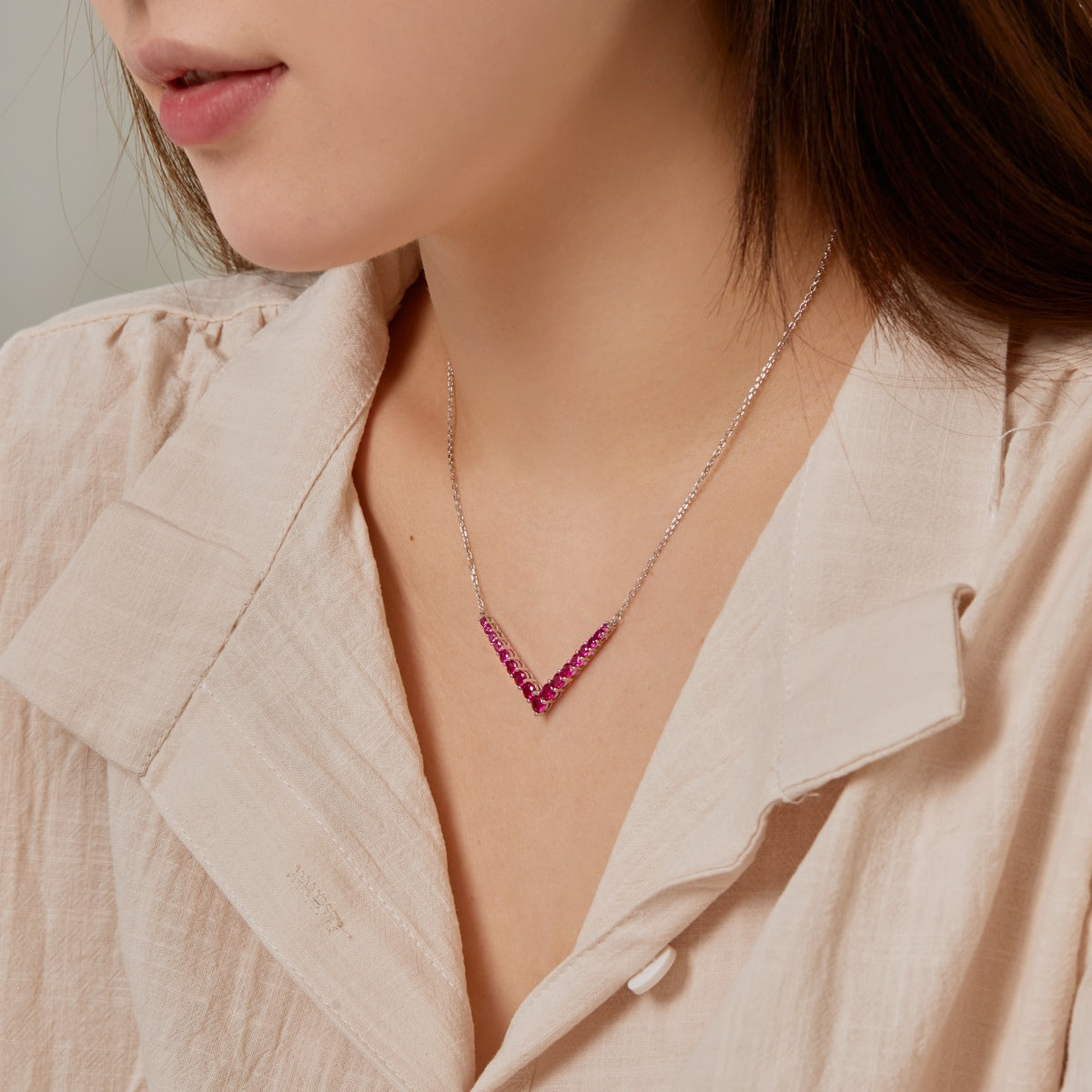 [baslovejewels]Ornate Round Cut Necklace