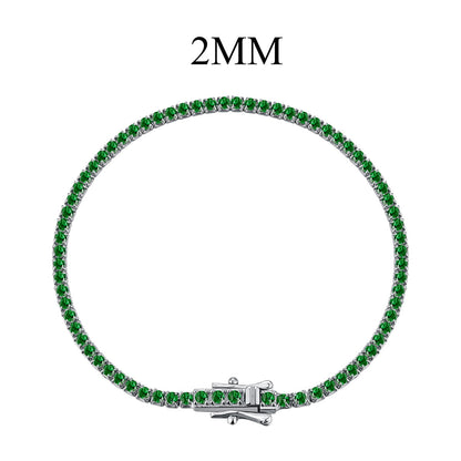 [baslovejewels]Radiant Colorful Round Cut Party Bracelet