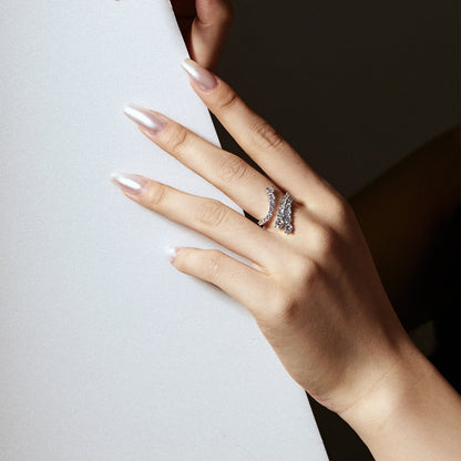 [baslovejewels]Unique Vivid Snake Shape Daily Ring
