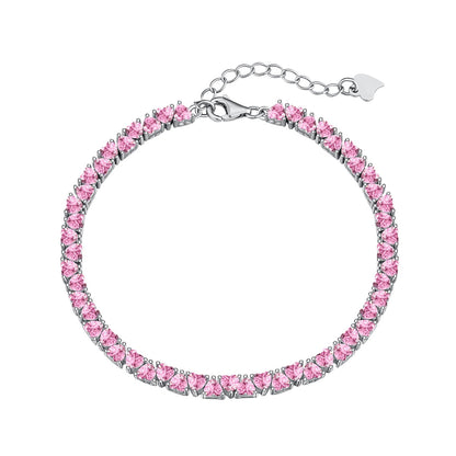 [baslovejewels]Dazzling Romantic Heart Shape Lover Bracelet