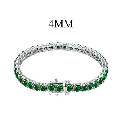 [baslovejewels]Radiant Colorful Round Cut Party Bracelet